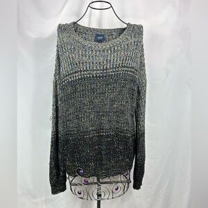 Daytrip dark cable knit sweater size M